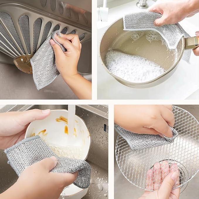 10 Wire Dishwashing Rags