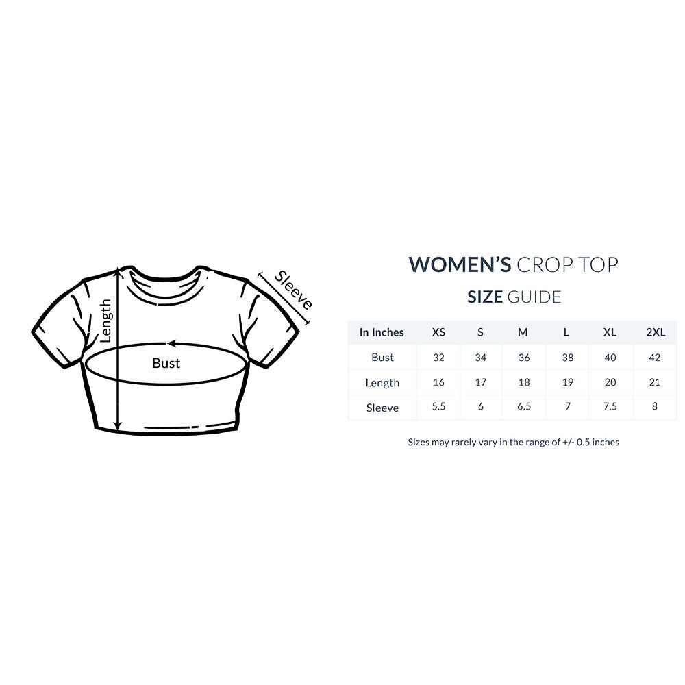 Nairose Premium Printed Crop Top | Stylish, Comfortable, and Trendy