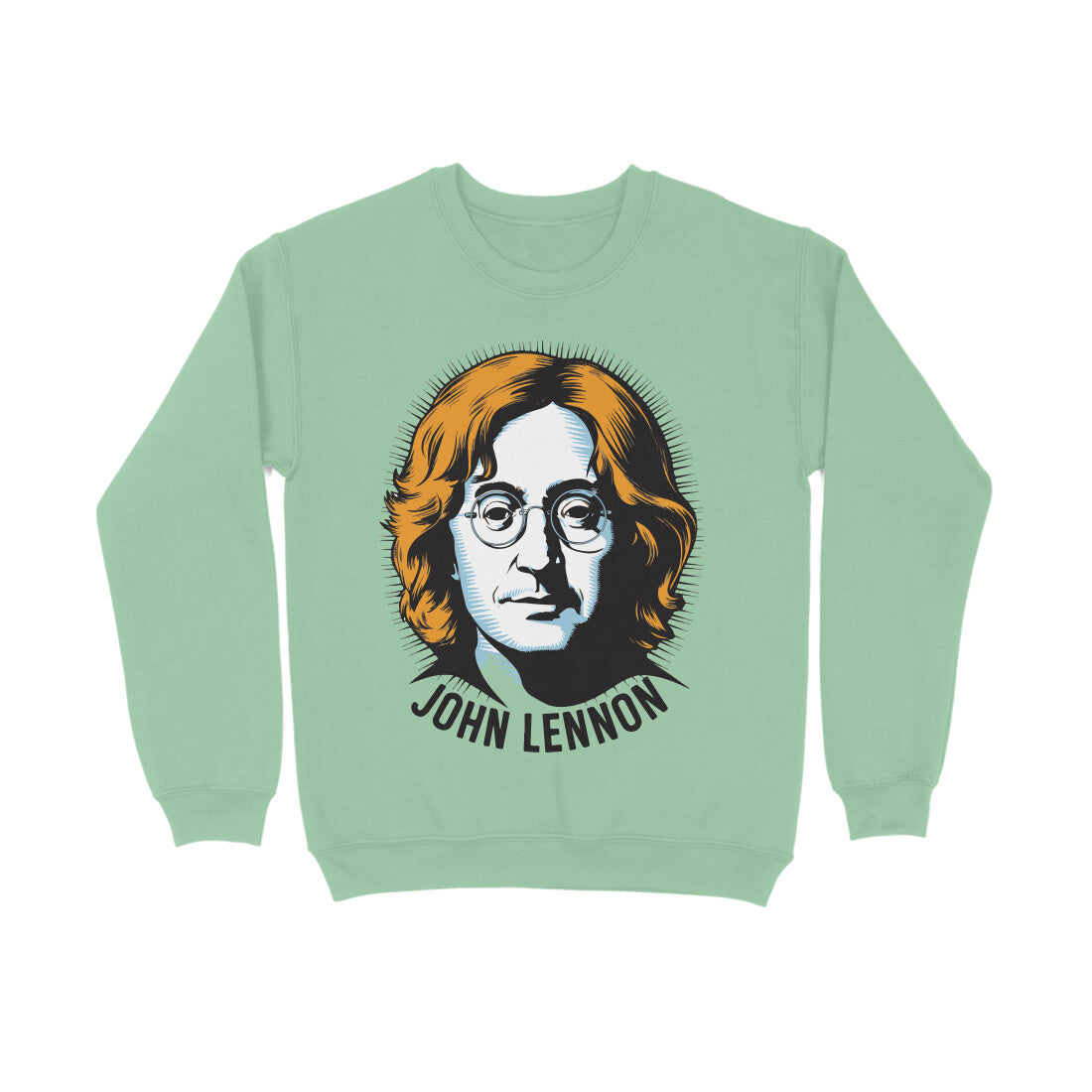 Nairose Premium John Lennon Printed Sweatshirt | Unisex Regular Fit