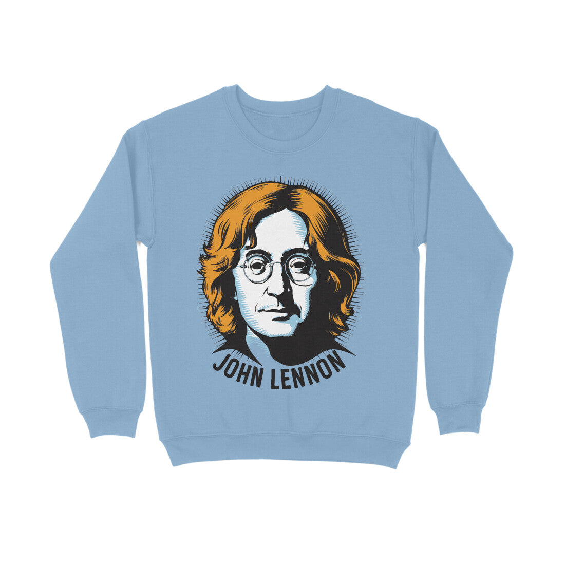 Nairose Premium John Lennon Printed Sweatshirt | Unisex Regular Fit