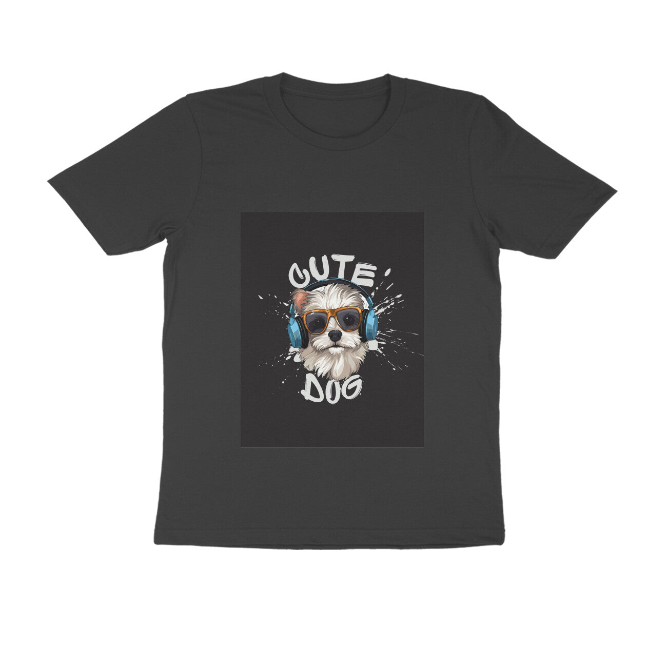 Nairose Premium Cute Dog Printed Unisex T-Shirt